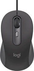 Logitech M520 signature wired for Business, graphite, USB