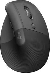 Logitech lift vertical Ergonomic Mouse, graphite, Logi Bolt, USB/Bluetooth