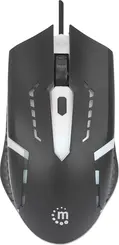 Manhattan RGB Gaming-mouse, 4 keys, 1500dpi, black, USB