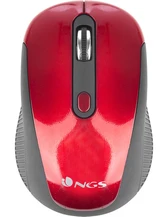 NGS Haze wireless Mouse red, USB