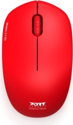 Port Designs wireless Mouse Collection red, USB