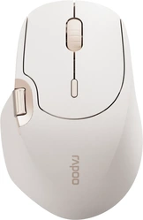 Rapoo MT560 multi mode wireless Mouse, cream white, USB/Bluetooth
