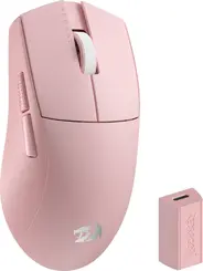 Redragon M916 K1NG Pro 4K wireless Gaming Mouse pink, USB/Bluetooth