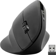 Speedlink Piavo wireless vertical Mouse black, rubberized, USB
