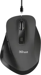 Trust Fyda rechargeable wireless Comfort Mouse black, USB