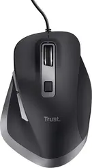 Trust Fyda wired Comfort Mouse black, ECO certified, USB