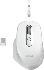 Trust Ozaa rechargeable wireless Mouse white, USB