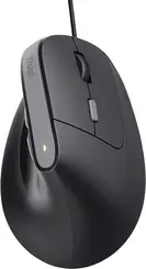Trust Yuno Ergonomic Mouse black, USB