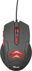 Trust Ziva Gaming Mouse with mousepad black, USB