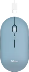 Trust puck wireless Mouse blue, USB/Bluetooth