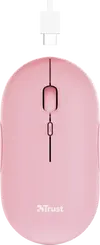 Trust puck wireless Mouse pink, USB/Bluetooth