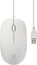 V7 optical mouse white, TÜV/GS certified, USB