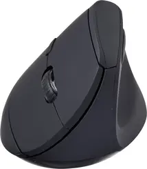 V7 vertical ergonomic Bluetooth mouse black, USB/Bluetooth
