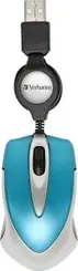 Verbatim Go mini Optical travel Mouse blue, USB