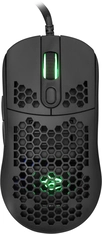 White Shark Galahad Black Gaming Mouse, black, USB