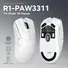 Attack Shark R1 wireless Gaming Mouse red, USB/Bluetooth