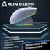 Klim Blaze Pro rechargeable wireless RGB with charging station, white, USB