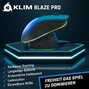 Klim Blaze Pro rechargeable wireless RGB with charging station, black, USB