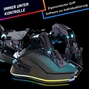 Klim Blaze Pro rechargeable wireless RGB with charging station, black, USB
