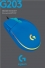 Logitech G203/G102 Lightsync blue, USB