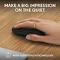 Logitech M350s Pebble Mouse 2 black, Logi Bolt, USB/Bluetooth