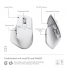 Logitech MX Master 3S for Mac Pale Grey, Logi Bolt, USB/Bluetooth