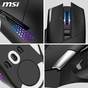 MSI Versa Pro wireless + Mouse Dock Pro, black, USB/Bluetooth