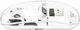 Manhattan transparent rechargeable wireless Mouse, transparent/white, USB
