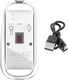 Manhattan transparent rechargeable wireless Mouse, transparent/white, USB