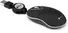 NGS Sin Laptop Mouse with Retractable cable black, USB