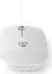 Nedis wired Optical Mouse, white, USB