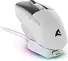 Sharkoon Skiller SGM50W with charging station, white, USB