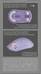 SteelSeries Rival 3 wireless Gen 2, purple, USB/Bluetooth