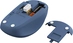 Trust Yvi+ Compact Multi-Device wireless Mouse blue, USB/Bluetooth