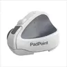 Swiftpoint PadPoint Premium wireless iPad Mouse white/grey, USB/Bluetooth