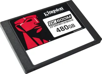 Kingston DC600M Data Center Series Mixed-Use SSD - 1DWPD 480GB, SED, 2.5" / SATA 6Gb/s