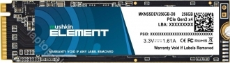 Mushkin Element NVMe SSD 256GB, M.2