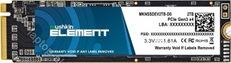 Mushkin Element NVMe SSD 2TB, M.2