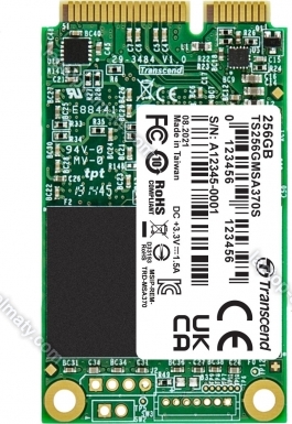 Transcend MSA370S 256GB, mSATA