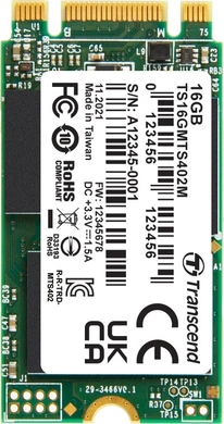 Transcend MTS402M SSD 16GB, M.2 2242 / B-M-Key / SATA 6Gb/s