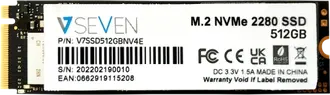 V7 NVME Gen4x4 512GB, M.2 2280 / M-Key / PCIe 4.0 x4