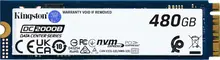 Kingston DC2000B Data Center Series Boot SSD - 0.4DWPD 480GB, M.2 2280 / M-Key / PCIe 4.0 x4