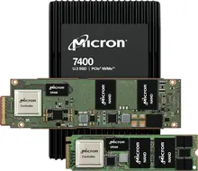 Micron 7400 PRO - 1DWPD Read Intensive 7.68TB, 512B, 2.5" / U.3 / PCIe 4.0 x4