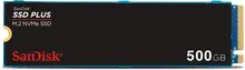 SanDisk PLUS SSD 500GB, M.2 2280 / M-Key / PCIe 3.0 x4
