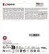 Kingston NV3 NVMe PCIe 4.0 SSD 2TB, M.2 2230 / M-Key / PCIe 4.0 x4