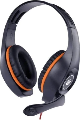 Gembird Gaming headset with volume control orange