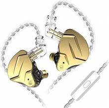 KZ ZSN Pro X with microphone gold