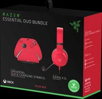 Razer Kaira X for Xbox Pulse Red Essential Duo Bundle