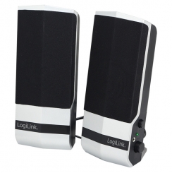LogiLink active speaker 2.0 stereo silver