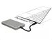 DeLOCK External Portable M.2 PCIe NVMe SSD, 240GB, Thunderbolt 3 / USB-C 3.1